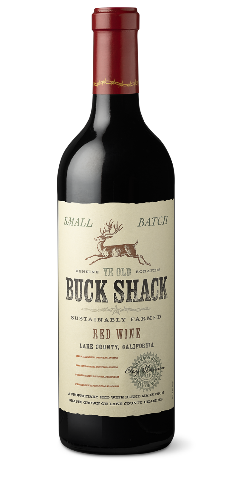 Buck Shack Red Wine 2020 - Shannon Family of Wines